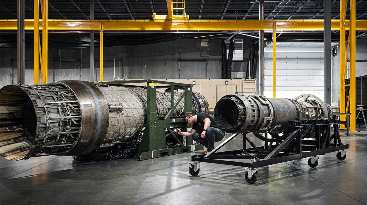 <b>航空航天</b>——利用Ray II高达200万点/秒的强大捕获速率，工程师可以简化飞机检验、设计、开发、测试流程，飞行更快、更安全、更省油。