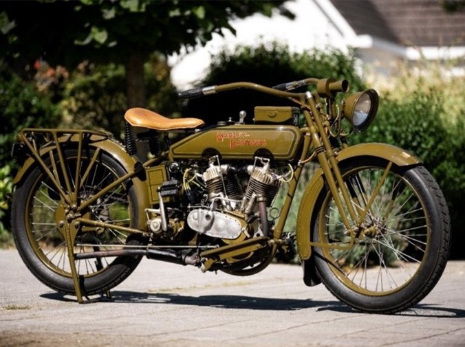 荷兰限量版1919哈雷·戴维森摩托重获新生