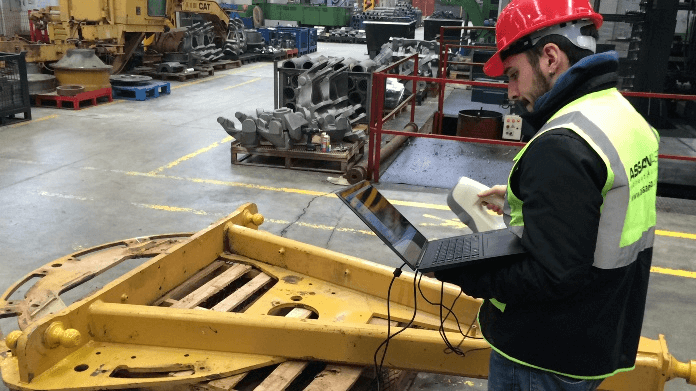 通过Artec Eva与Geomagic Design X在高难度地点完成大型机械零部件的逆向工程