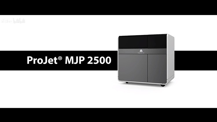 ProJet MJP 2500/2500 Plus 高质量、高速度且易于使用的多喷头3D打印机